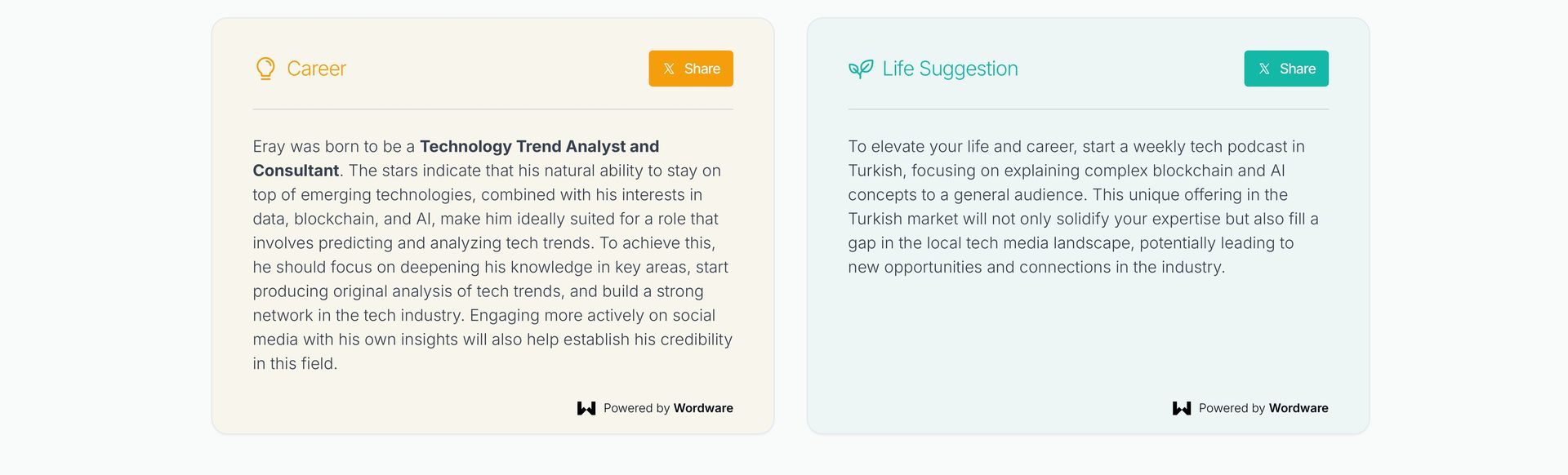 Roast your Twitter personality with Wordware AI