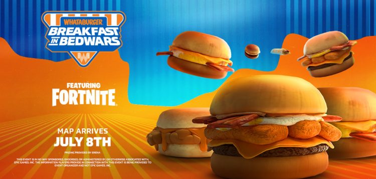 Get ready to bite into battle in Fortnite Whataburger bedwars bonanza