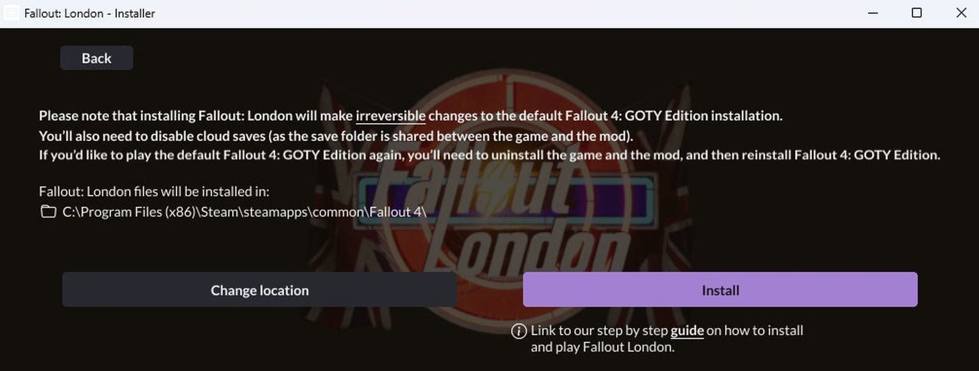 How to install Fallout London