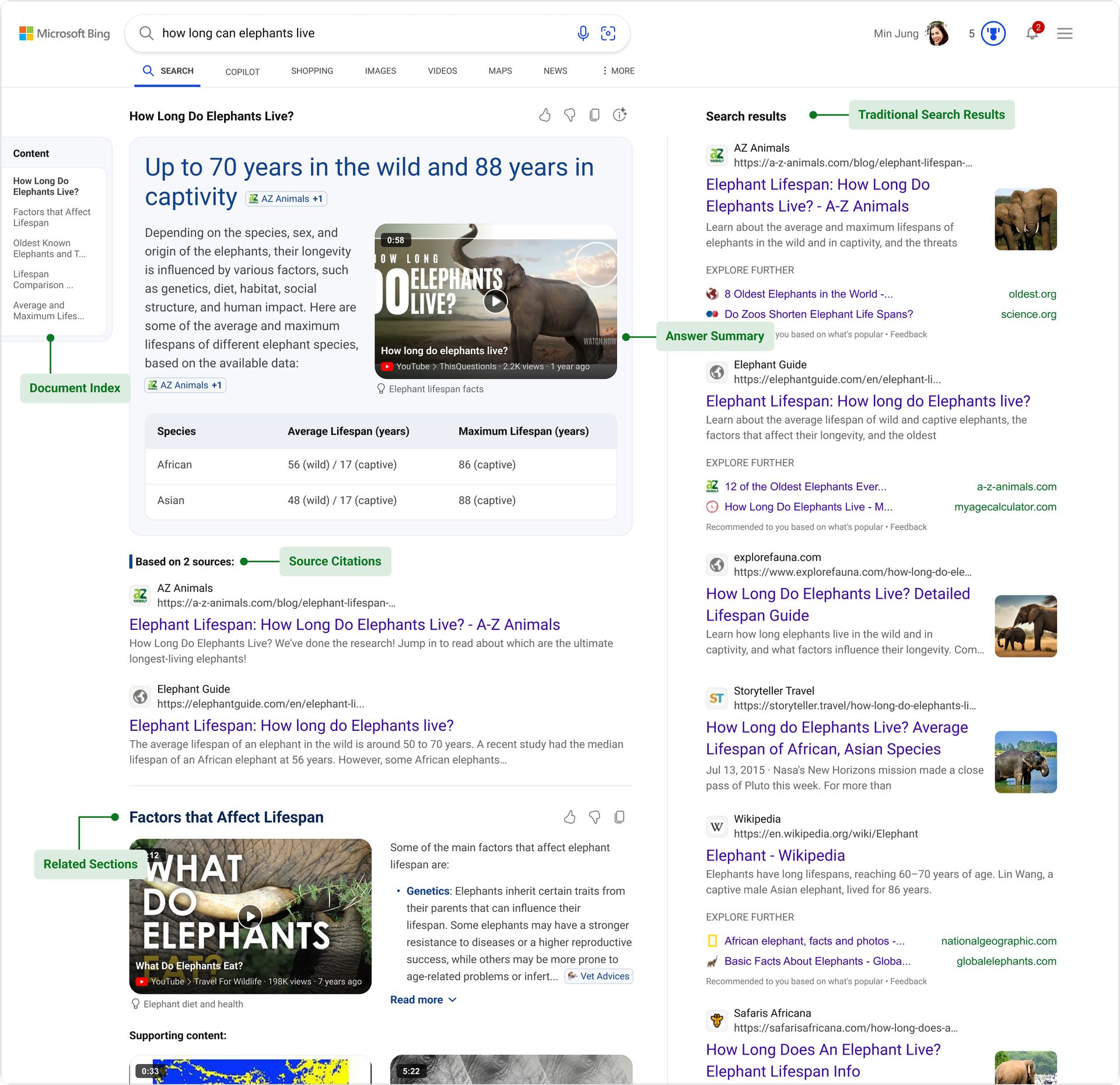 Bing generative search challenges Google