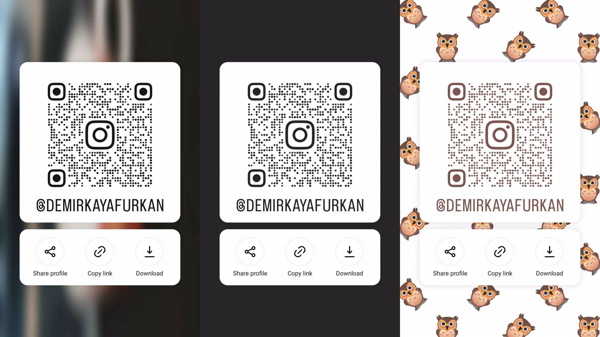 Instagram profile cards are now double-sided