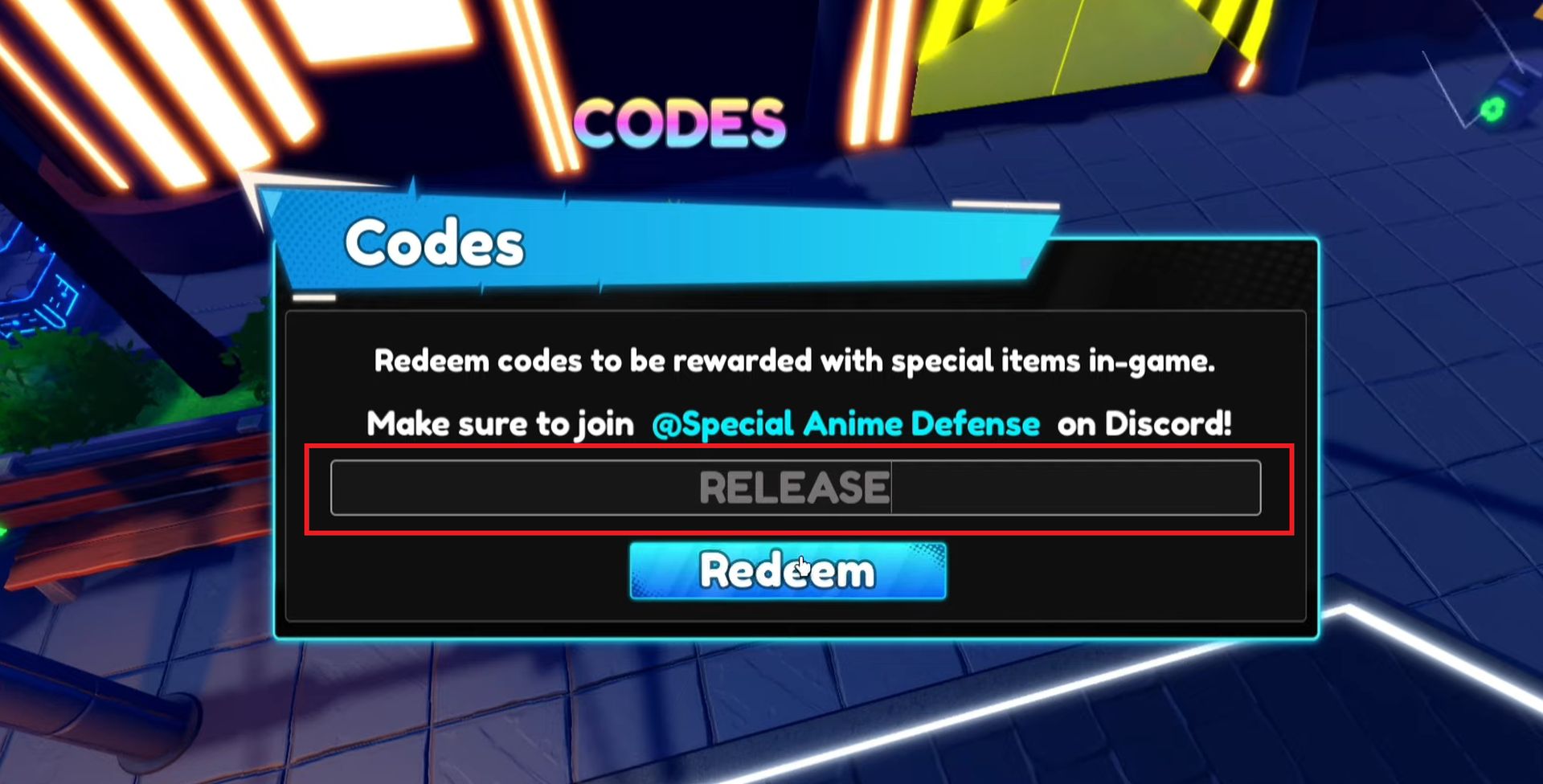 Your ultimate guide for Special Anime Defense codes