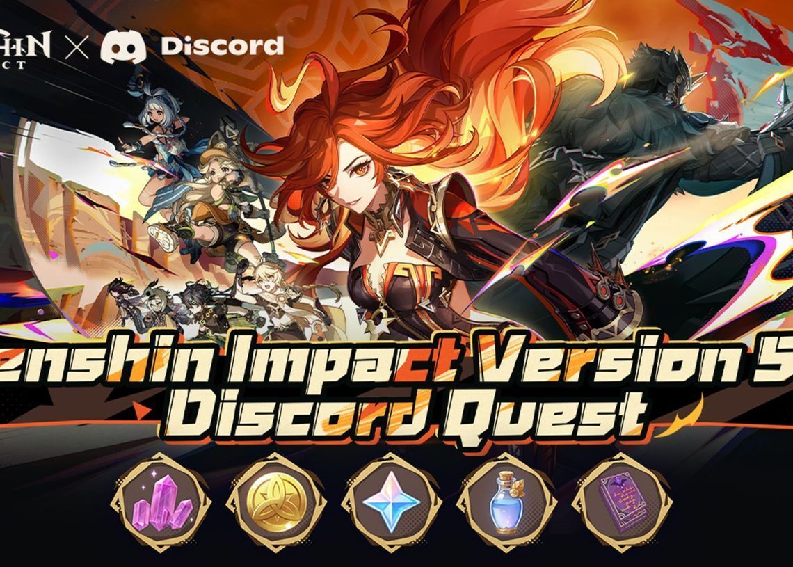 Join the Genshin Impact Discord Quest! Stream gameplay on Discord, complete tasks, and earn exclusive rewards. Ends September 5!