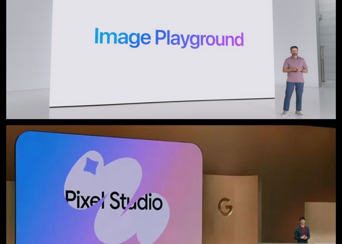 Pixel Screenshot app and Pixel Studio app