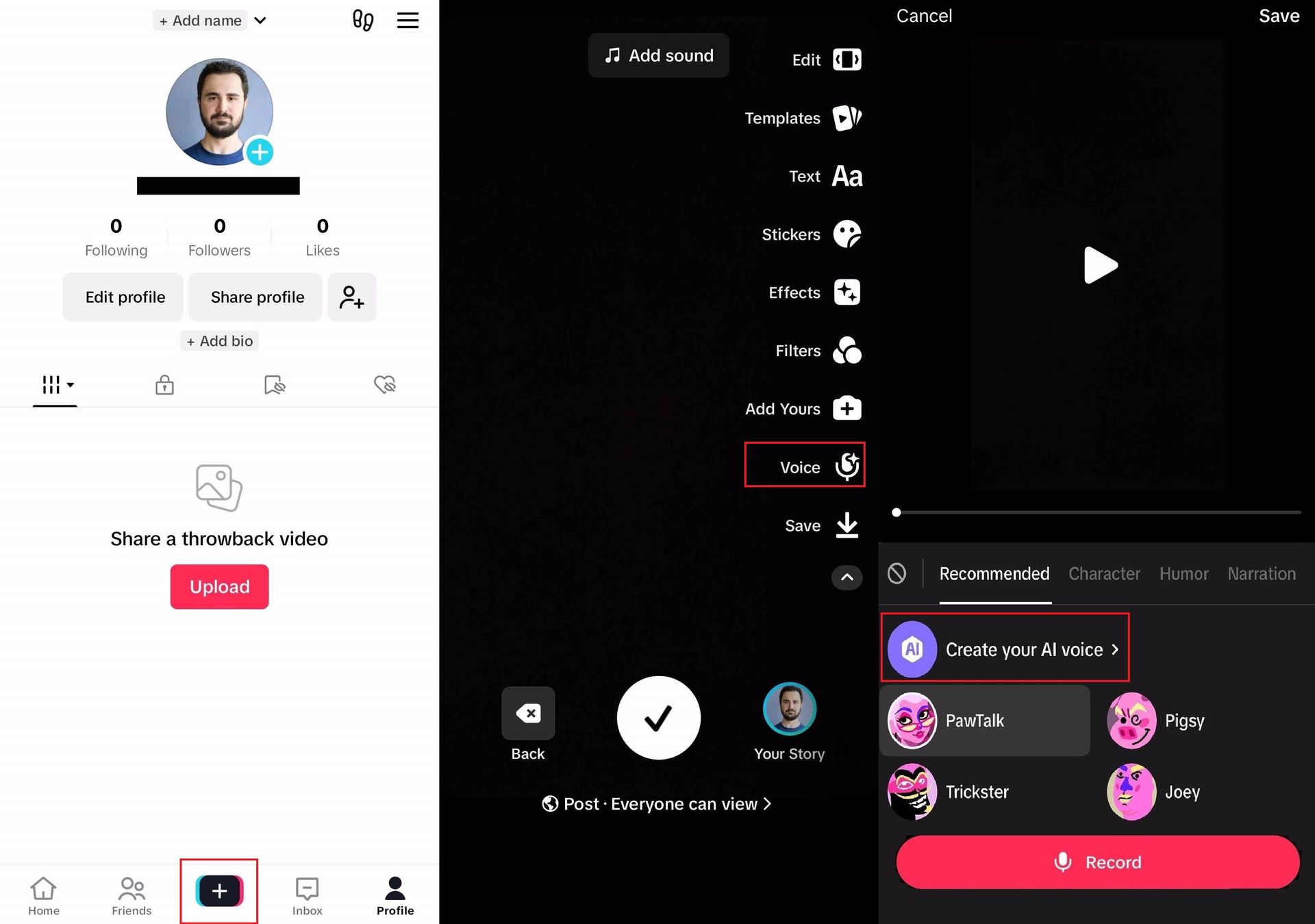 How to use TikTok AI voice?