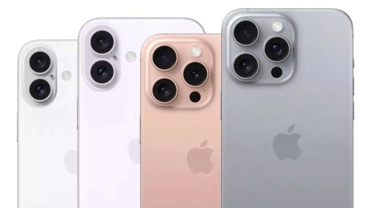 iPhone 16 standard models up, pro models down