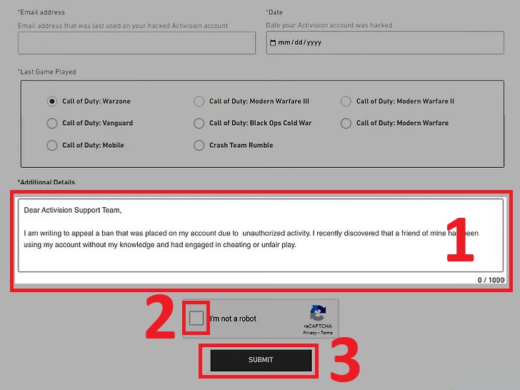 How to Activision ban appeals and get back in the game