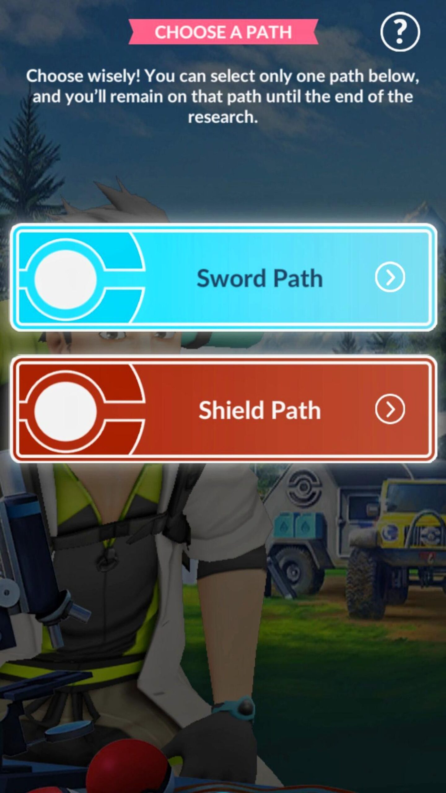 Pokémon Go: Sword or Shield path, take your pick