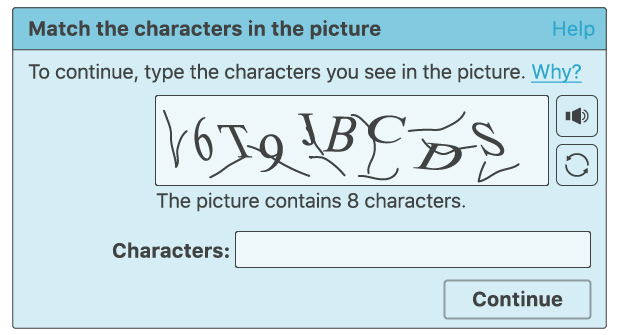 Cybercriminelen en de CAPTCHA