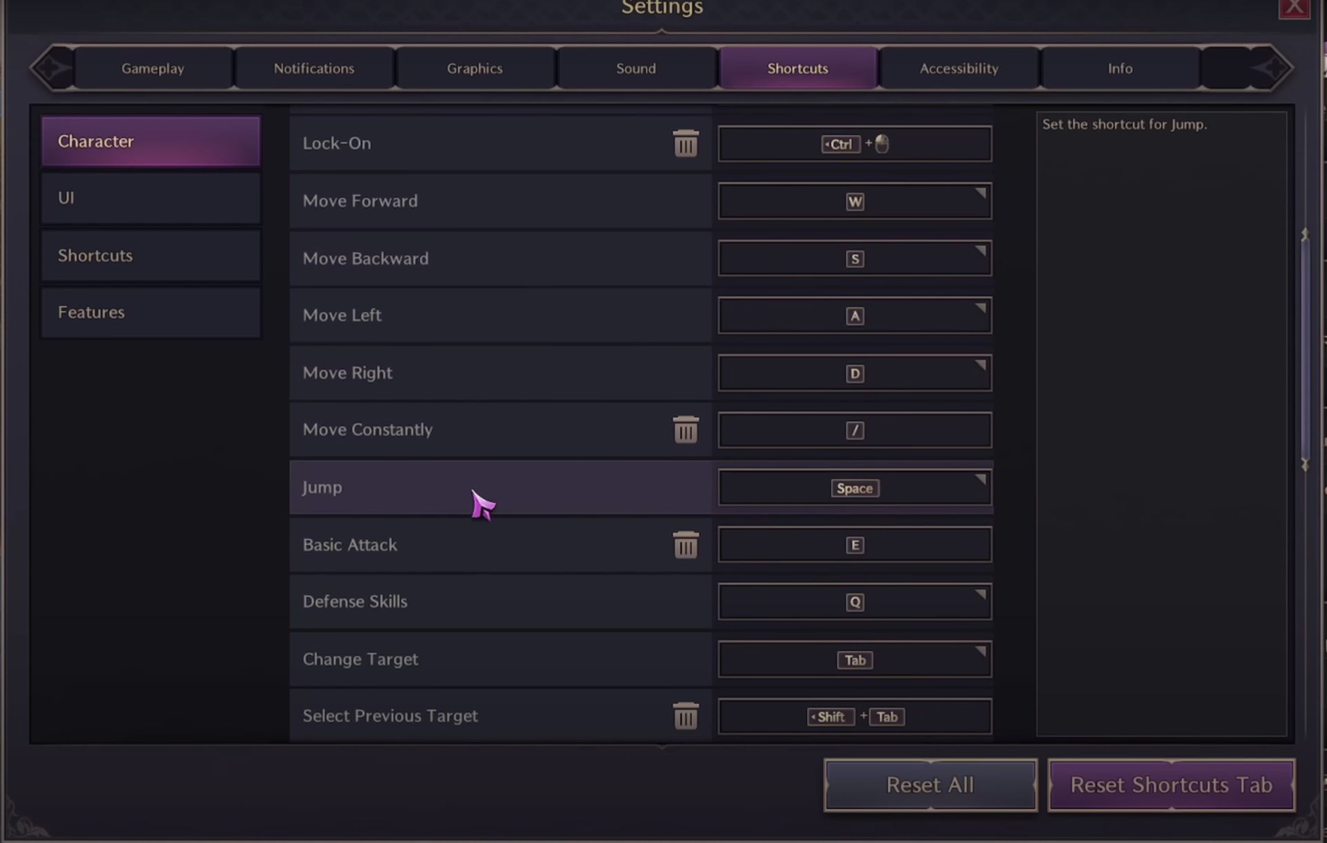 How to change keybinds in Throne and Liberty