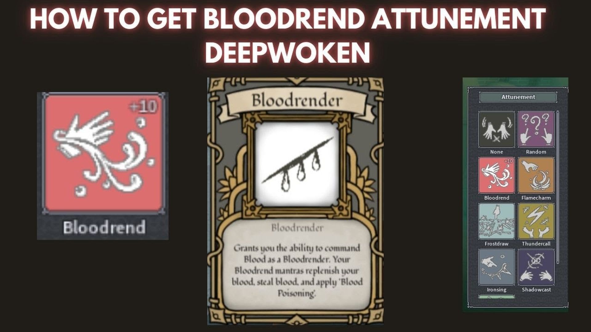 Roblox Deepwoken で BloodRend スペルを取得する方法