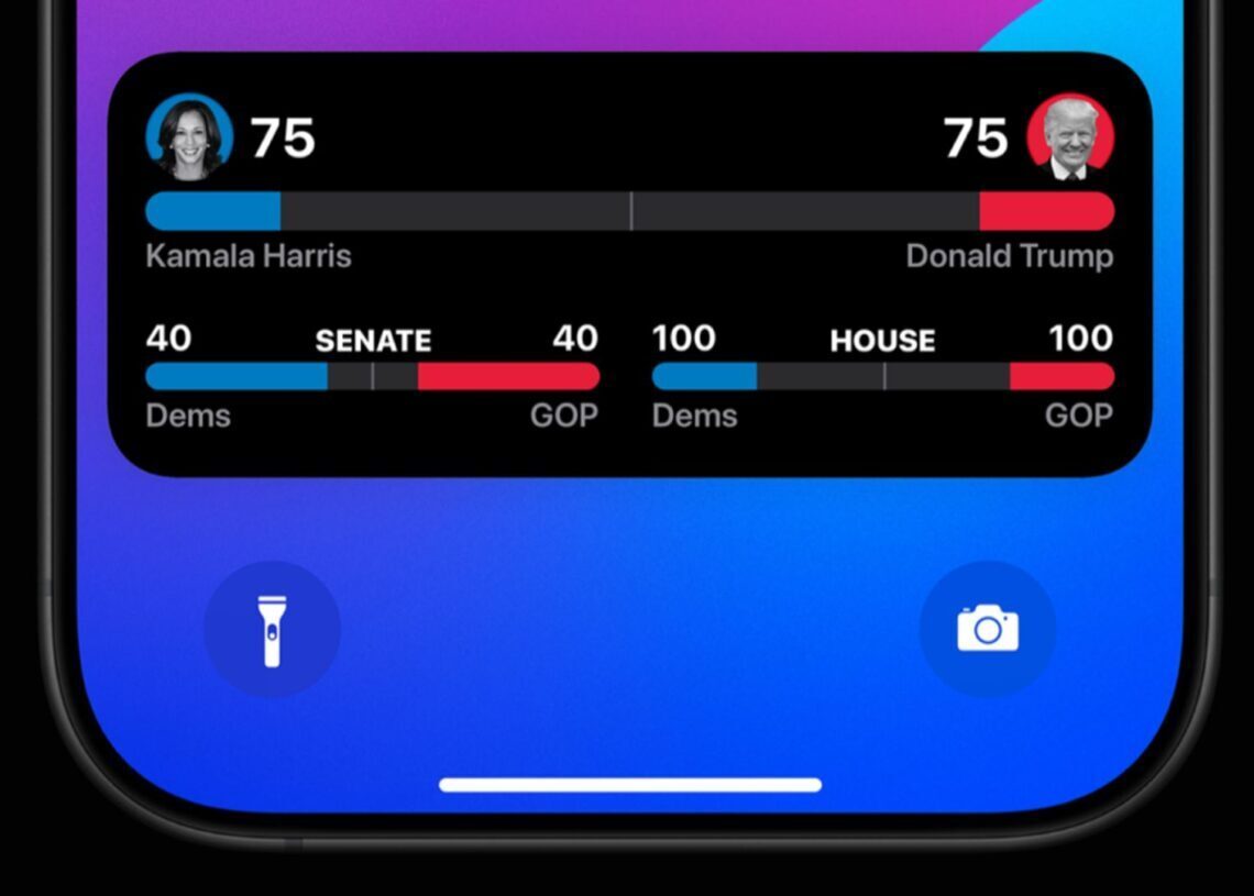 Live election results will be available on the Apple News app on iPhone