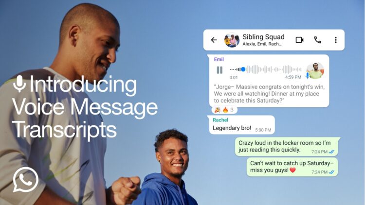 Read it, don’t hear it WhatsApp transforms voice messages for users