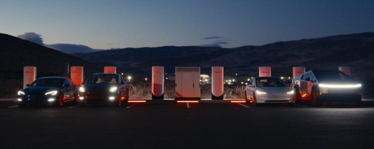 Tesla launches V4 supercharging cabinets, doubling charging speeds