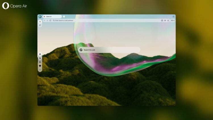 Is this the most calming browser ever? Opera thinks so