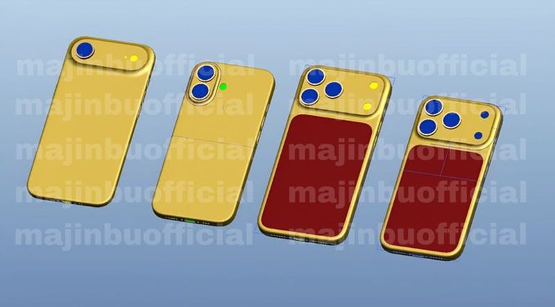 Las filtraciones de la serie iPhone 17 revelan diferencias de diseño distintas 2 Las filtraciones de la serie iPhone 17 revelan diferencias de diseño distintas