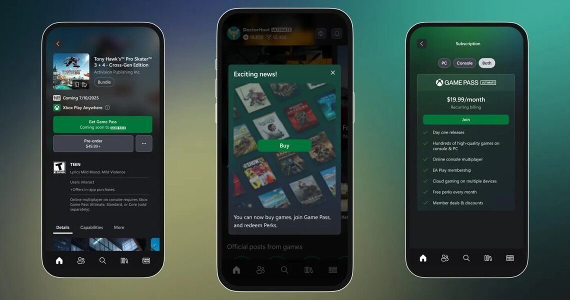 Xbox App Now Lets You Buy Games