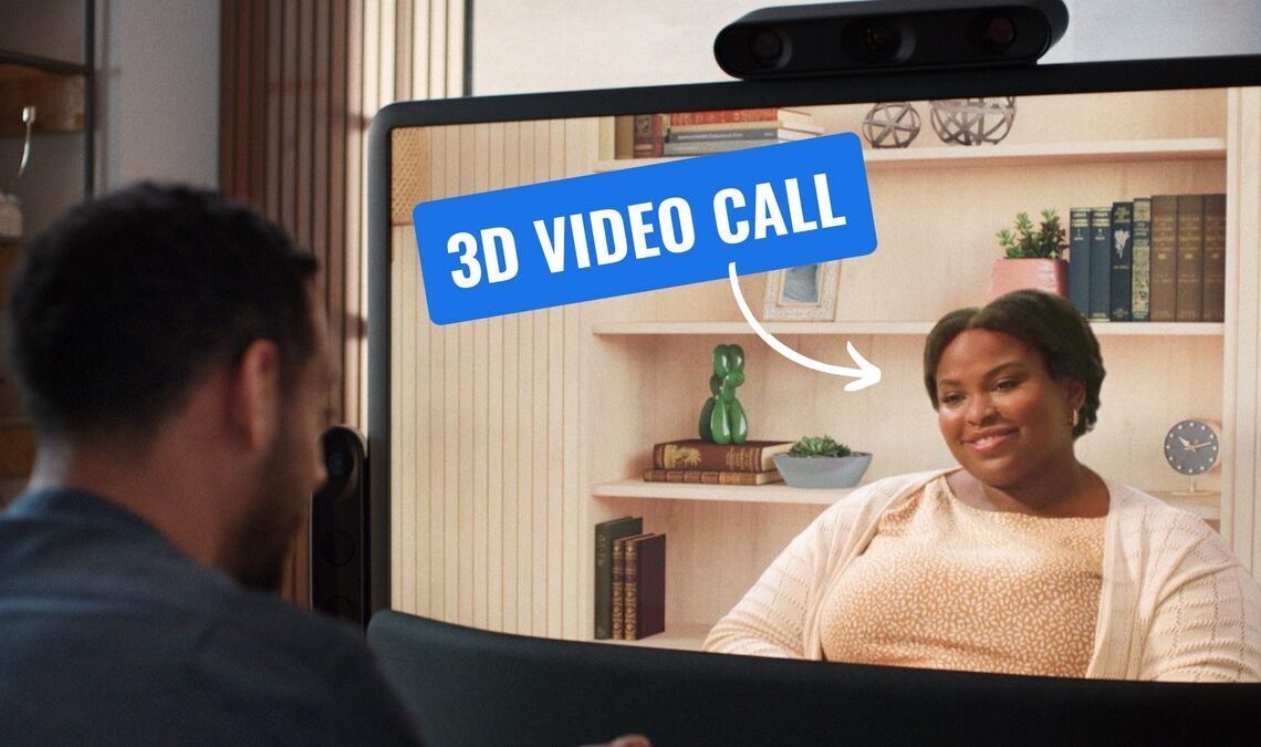 HP and Google unveil lifelike 3D video calls