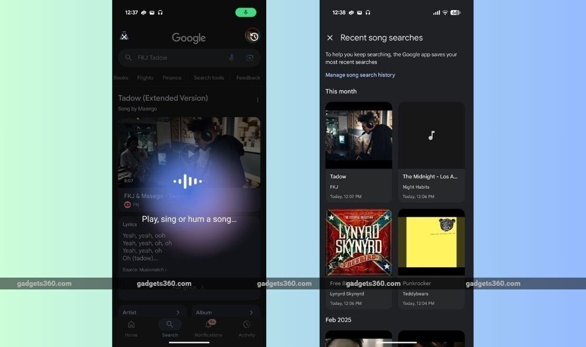 How to find every song you’ve ever searched for on Google