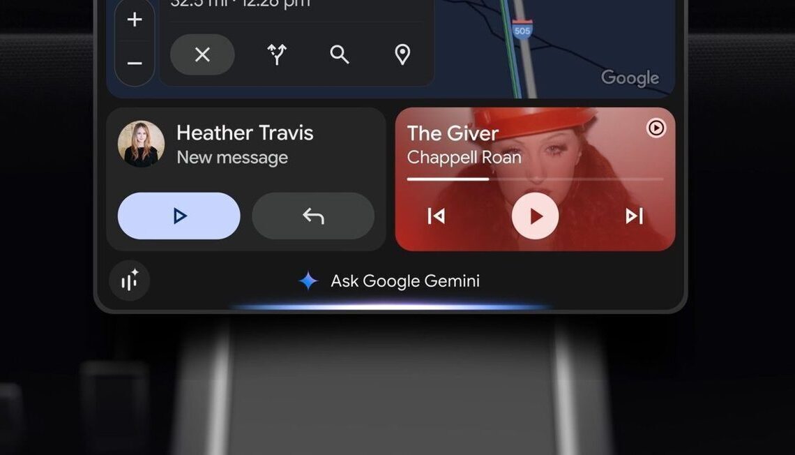 Gemini integrates location access to Android Auto