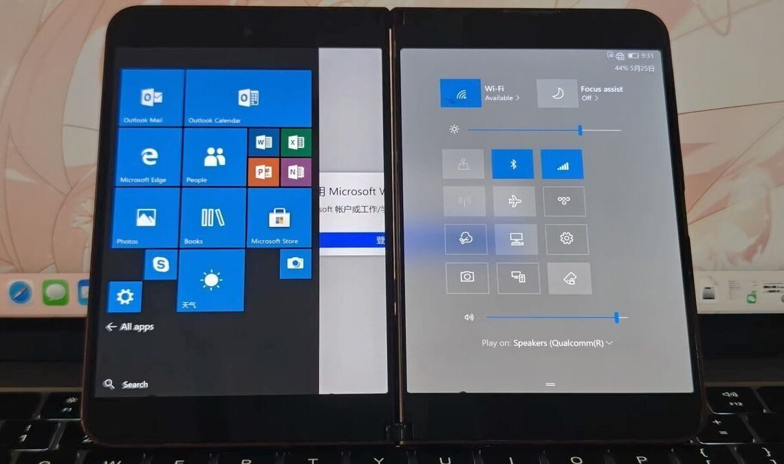 Unreleased Surface Duo with Windows Phone OS spotted
