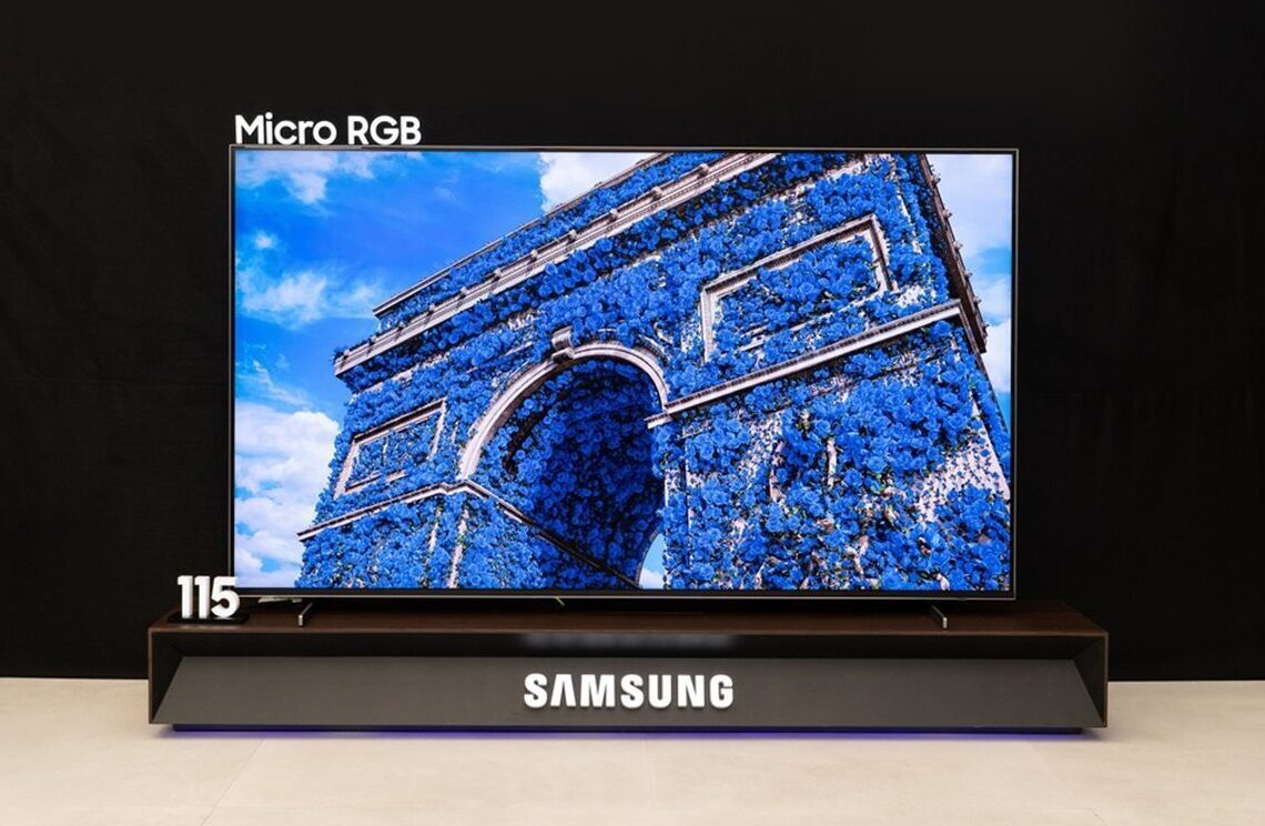 Samsung unveils 115-inch Micro RGB display in Korea