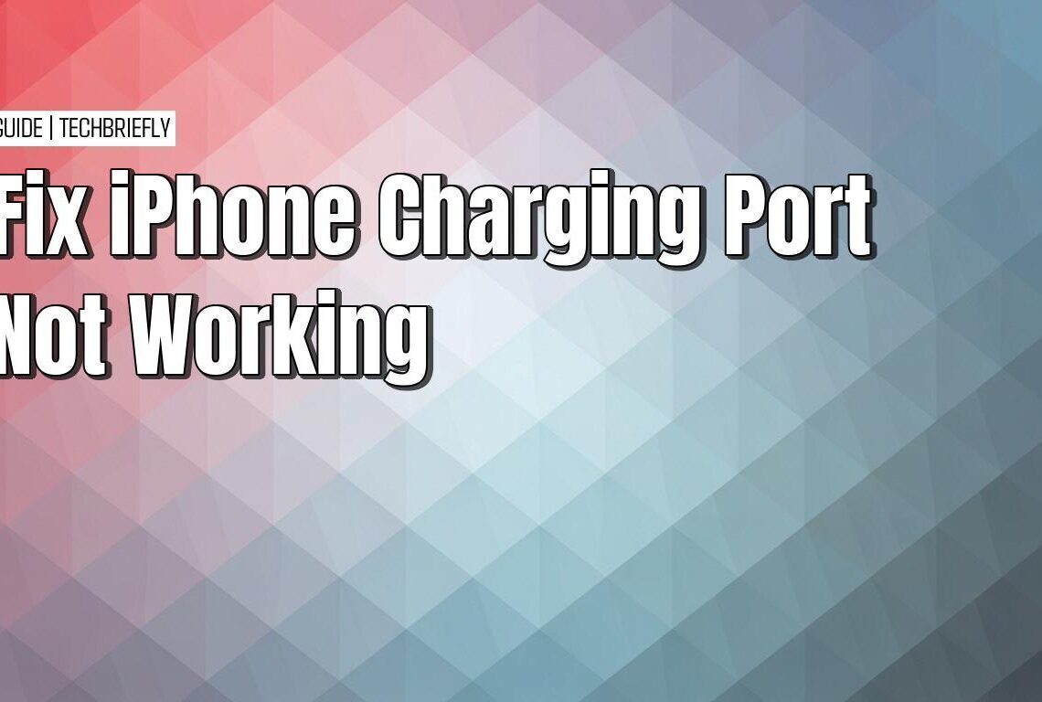 Fixing an iPhone charging port with simple and advanced methods