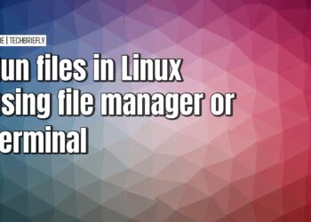 Running files in Linux using file manager or the terminal