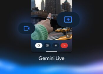 Google tests compact Gemini Live interface with context cards