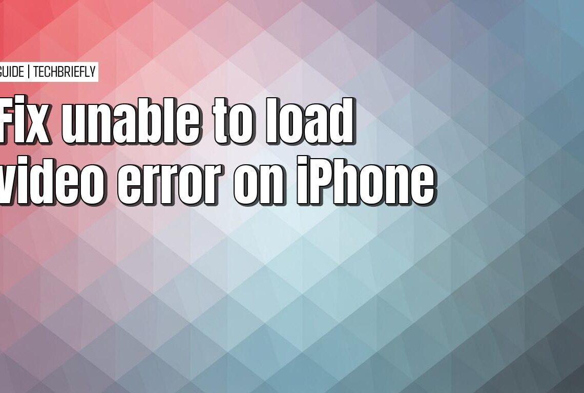 Fixing iPhone videos that will not load from iCloud