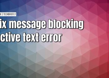 How to fix the “message blocking is active” error