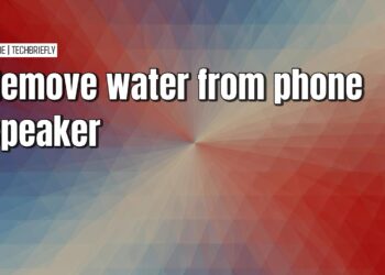 Removing water from your phone speaker to prevent damage