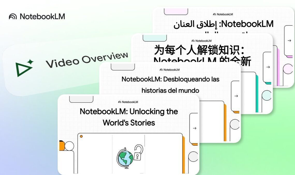 Google NotebookLM adds 80 languages to video overviews