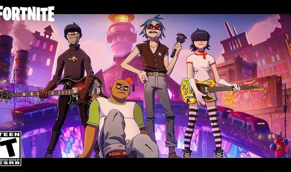 Epic Games adds Gorillaz to Fortnite Festival Season 10