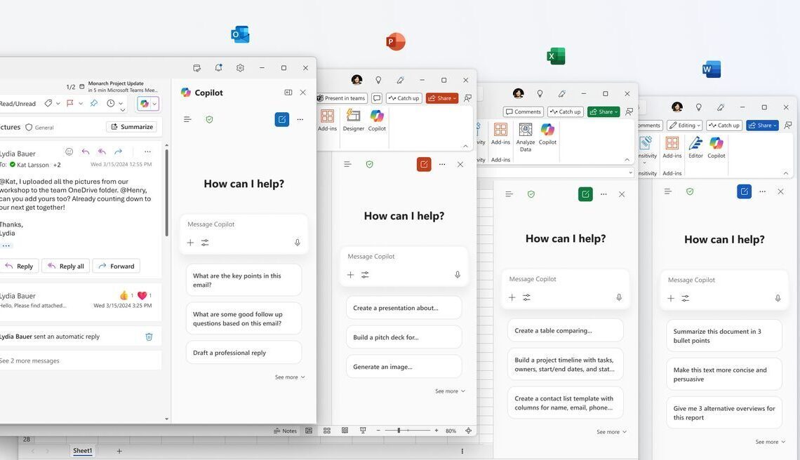 Microsoft rolls out free Copilot Chat in 365 apps