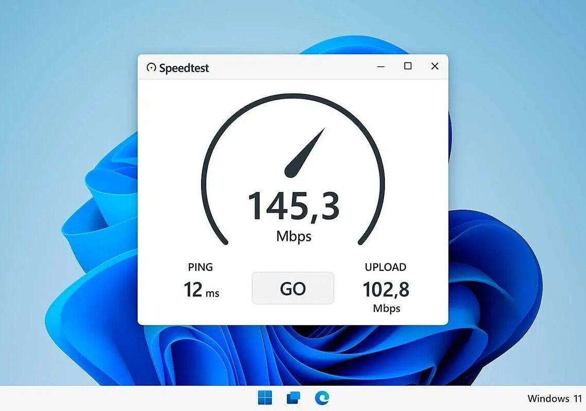 Microsoft adds Bing speed test to Windows 11 taskbar