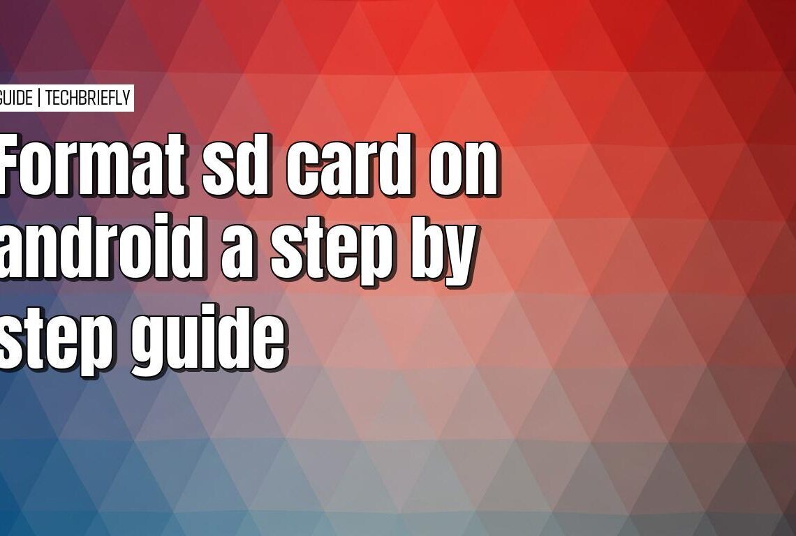 Doing an action to format an SD card on Android devices