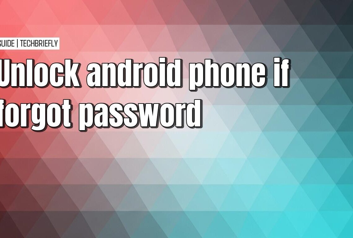 Doing a factory reset to unlock your locked Android phone