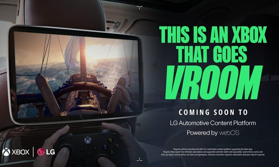 Microsoft brings Xbox Cloud Gaming to LG auto platform