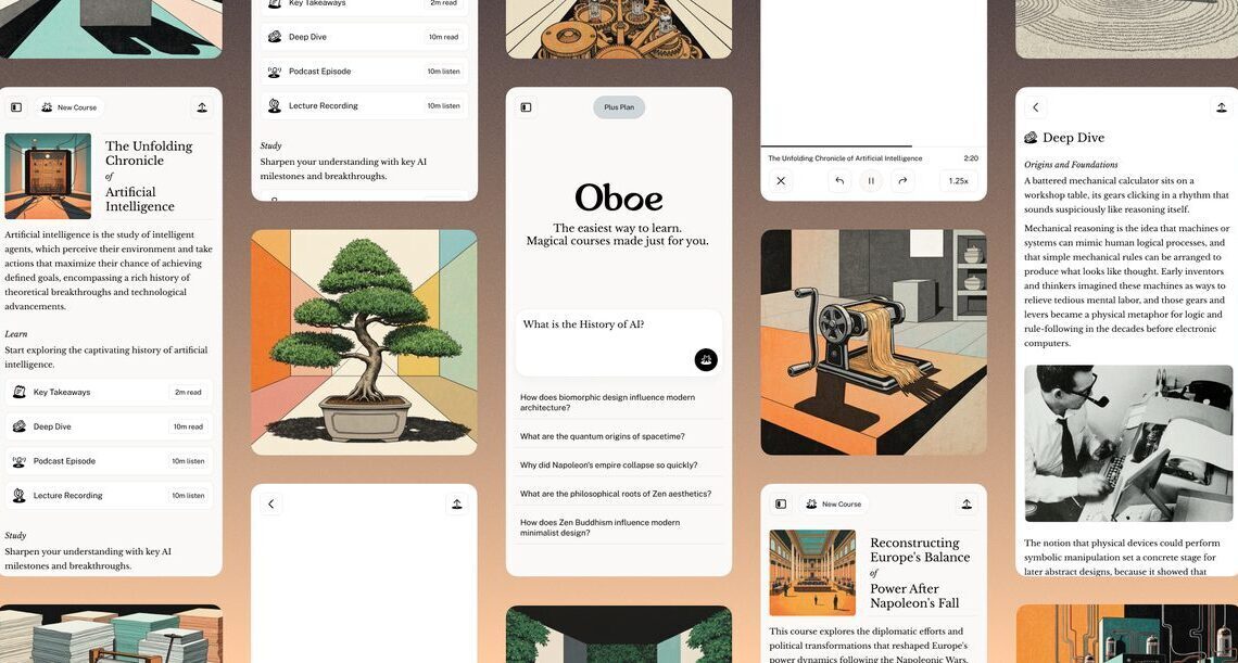 Oboe launches AI learning app with free, paid tiers
