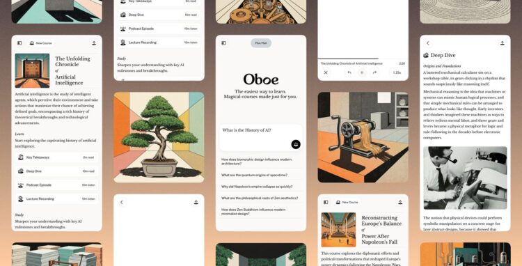 Oboe launches AI learning app with free, paid tiers