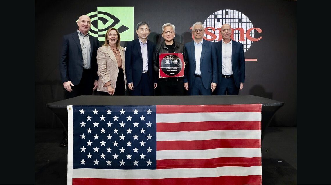 Nvidia makes first Blackwell wafer in US at TSMC facility