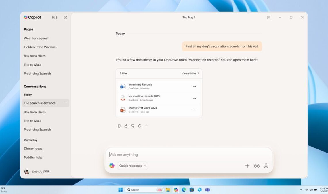 Microsoft Copilot connects to Google apps in Windows update