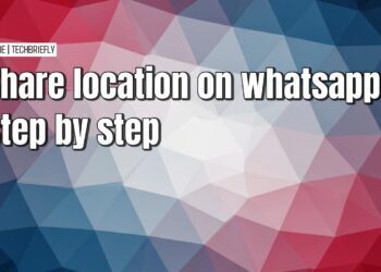 Sharing your location on WhatsApp with ease