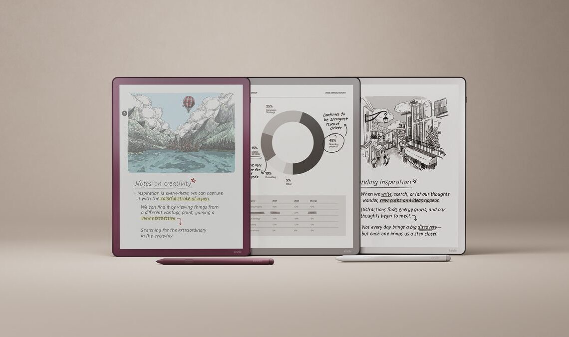 Amazon unveils Kindle Scribe Colorsoft with color display
