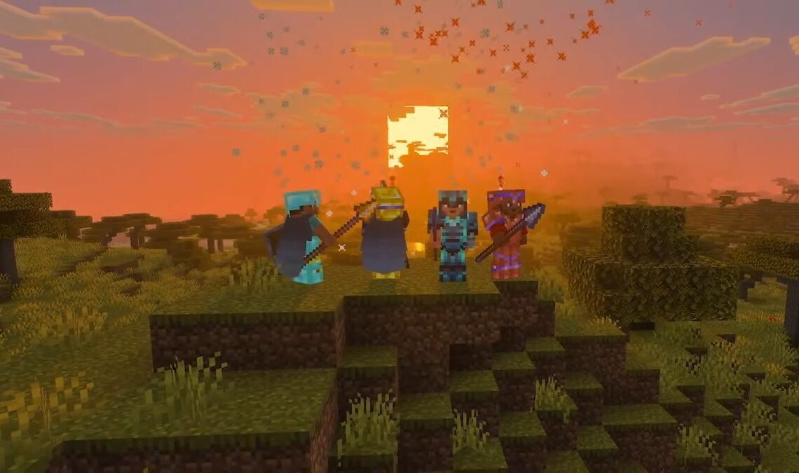 Minecraft adds spear, mounted combat in Mounts of Mayhem