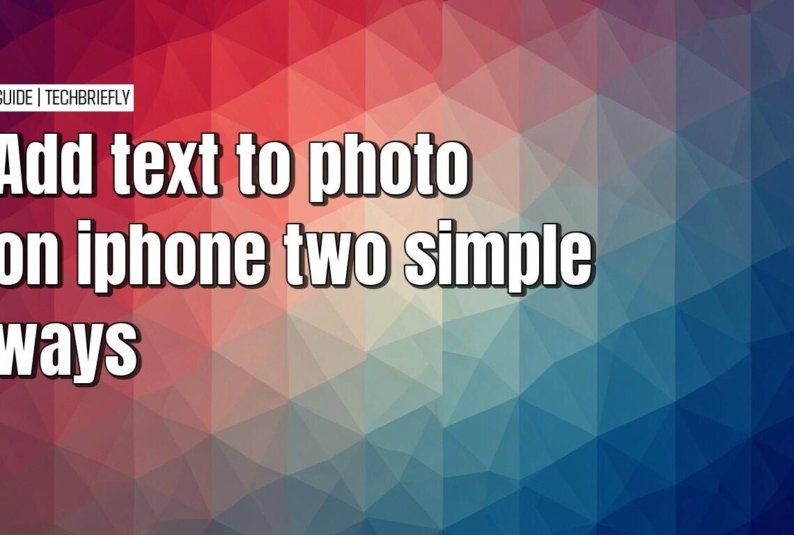 Doing text on photos easily with your iPhone markup tool