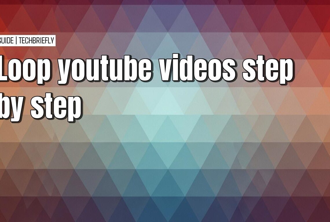The simple guide to looping YouTube videos