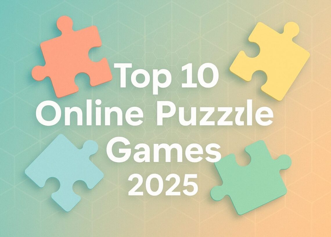 Top 10 online puzzle games to relax and unwind in 2025