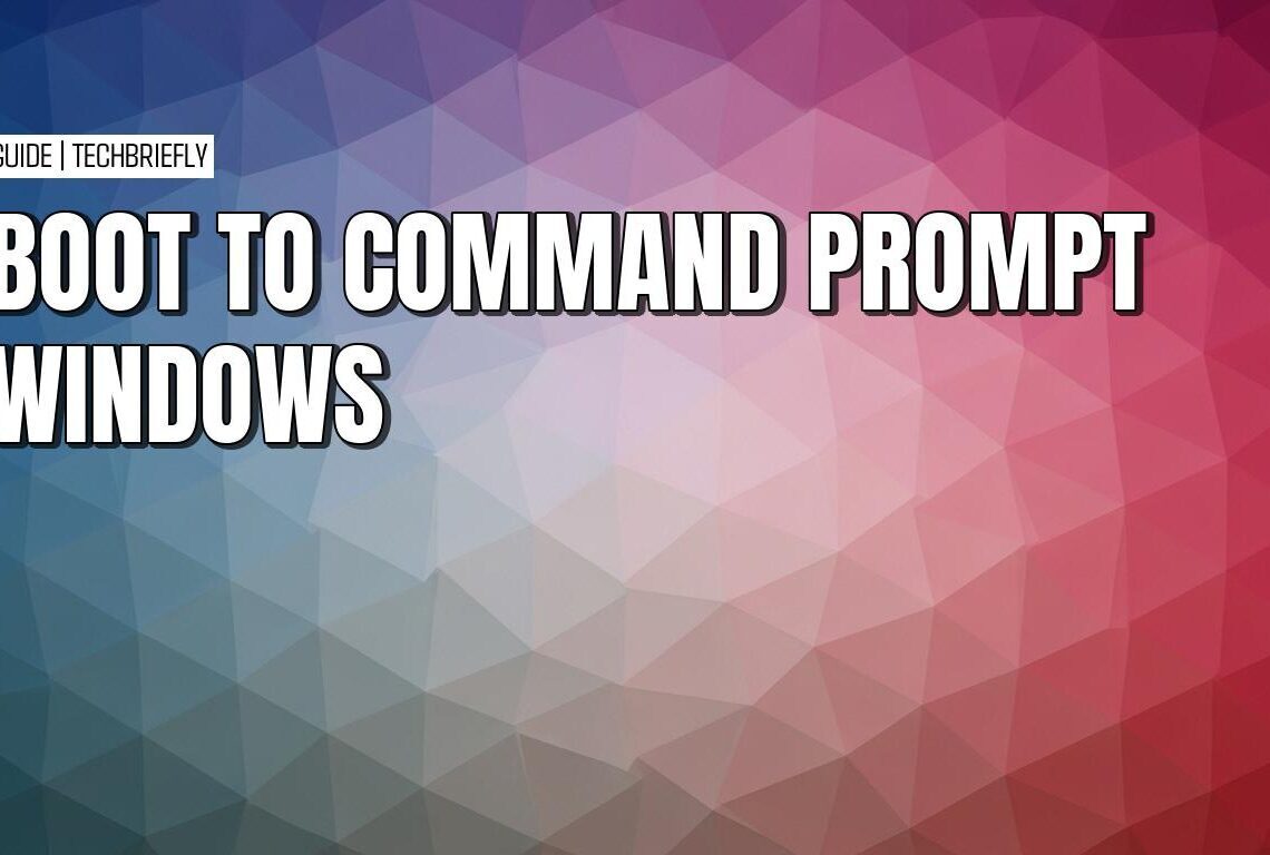 How to access Command Prompt by holding Shift during Windows restart